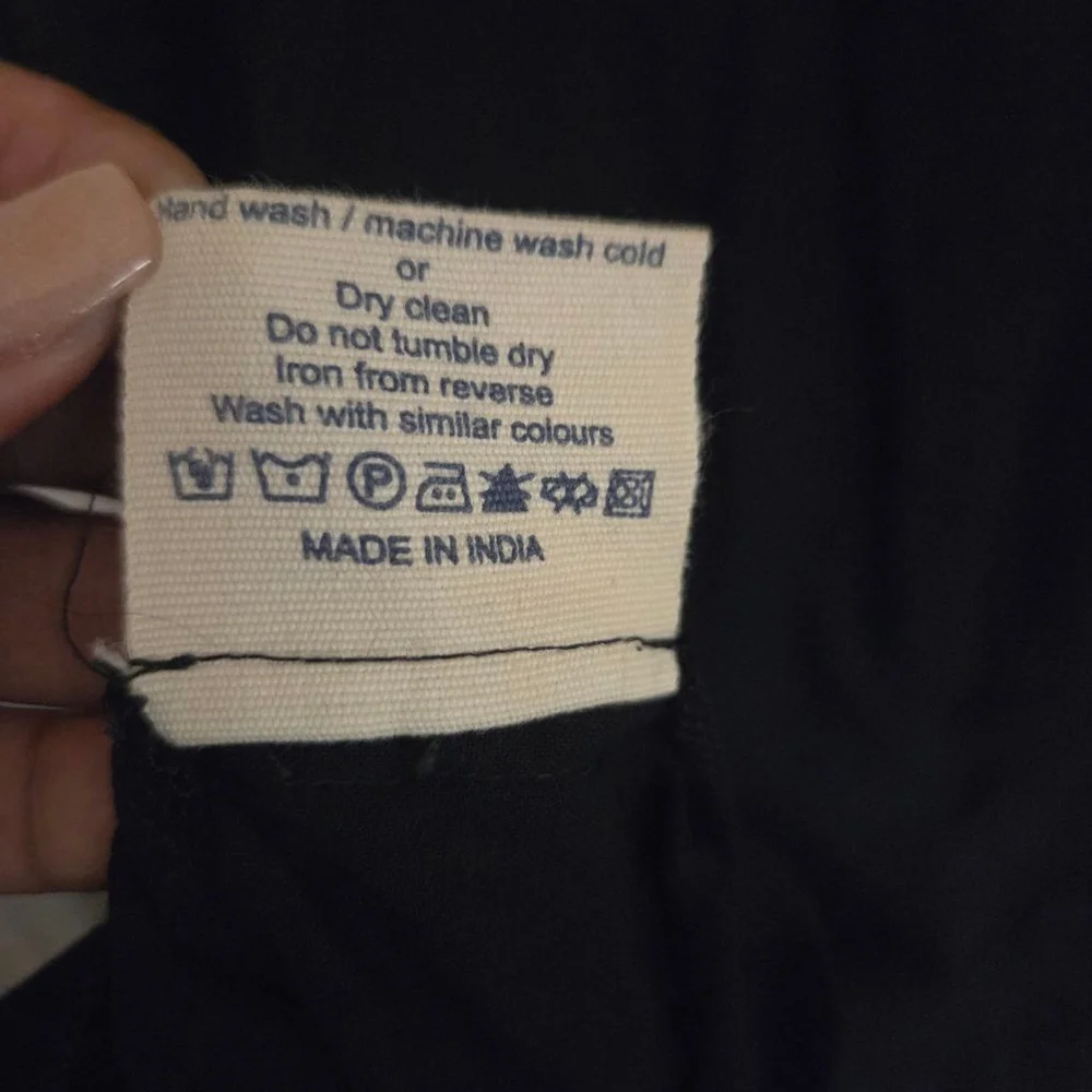 TALLULAH & HOPE Black Multicolor Embroidered Kaftan M - Picture 6 of 6